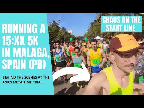 RUNNING A 15:XX 5K IN MALAGA, SPAIN (RACE VLOG) NEW PB!!