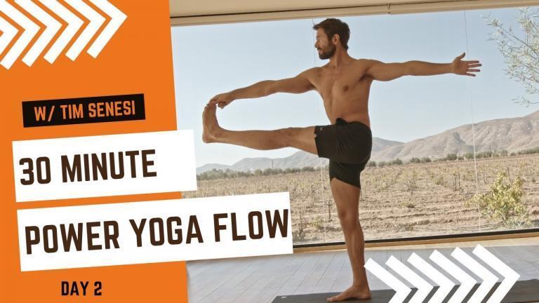 30 Min Power Yoga Morning Flow | Full Body Yoga Flow - Day 2 | Yoga With Tim