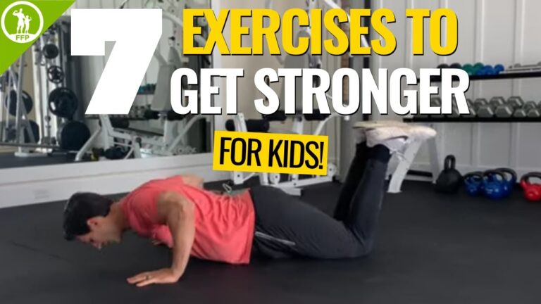 7 Exercises for Kids to Get Stronger! Fitness for Kids at Home