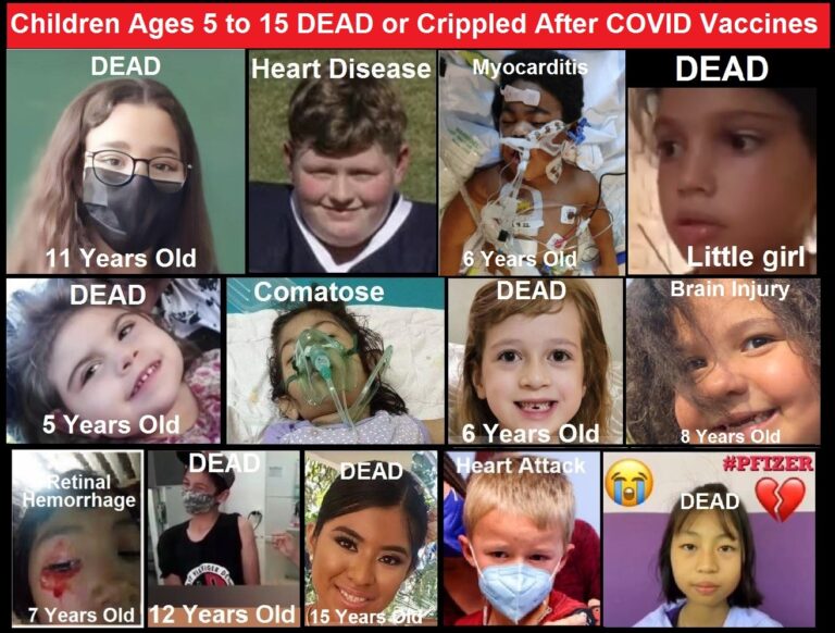 Based on VAERS Data for Children Aged 5 to 15 Injected with COVID-19 Shots, Will 1 Million Babies be Injured and Killed in the First Year if Authorized for 6 Months to 5 Year Olds?