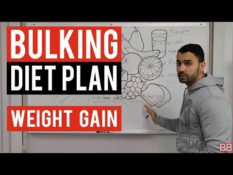 Bodybuilding BULKING WEIGHT GAIN DIET PLAN! (Hindi / Punjabi)