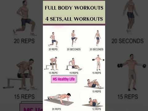 Full Body Workouts For Men at Home #shorts #workout #mshealthylife