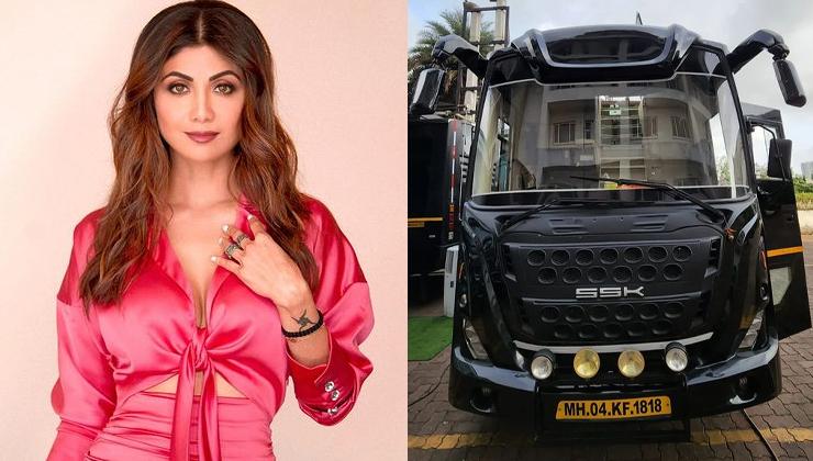 Shilpa Shetty gifts herself first-of-its-kind vanity van with yoga deck and sitting room on birthday