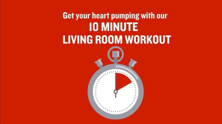 British Heart Foundation - 10 minute living room workout