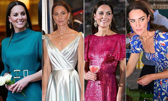 Kate's 'anti-aging' hairstyle! Duchess of Cambridge's new go-to of tucking her locks behind her ears | Daily Mail Online