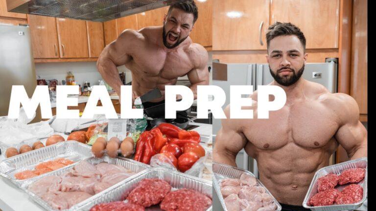MUSCLE BUILDING MEALS |  HOW TO MEAL PREP & GROCERY SHOPPING!