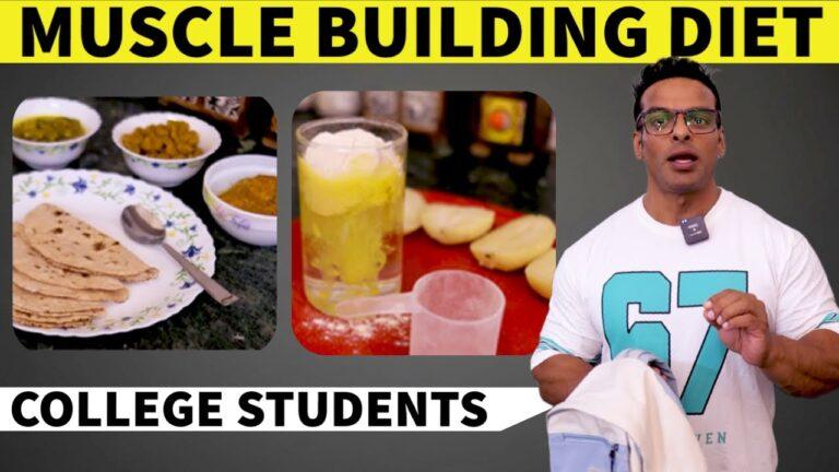 Muscle Building Diet For College Students | Full Day of Eating | Yatinder Singh