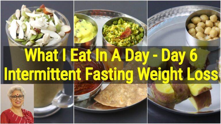 What I Eat In A Day For Weight Loss - Diet Plan To Lose Weight Fast - Intermittent Fasting - Day 6