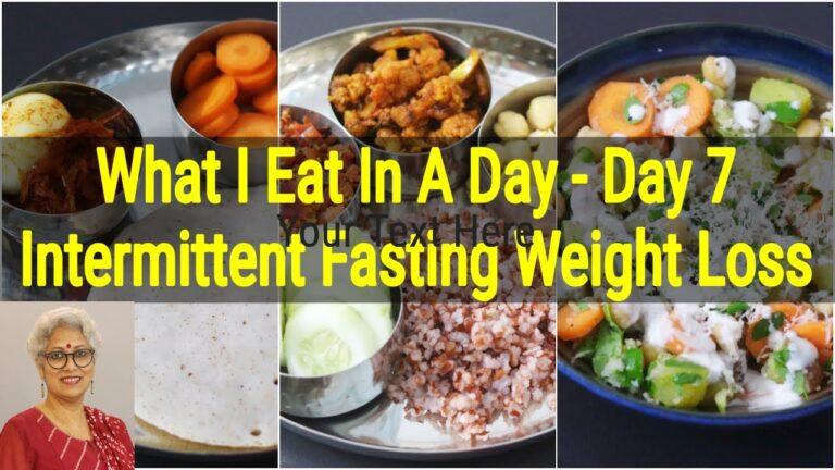 What I Eat In A Day For Weight Loss - Diet Plan To Lose Weight Fast - Intermittent Fasting - Day 7