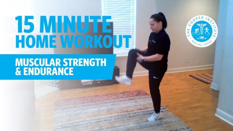 15-Minute Home Workout - Muscular Strength & Endurance