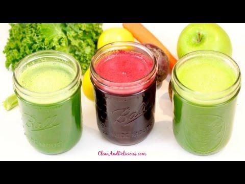 3 Tasty Green Juice Recipes - #CleanAndGreenWithDani
