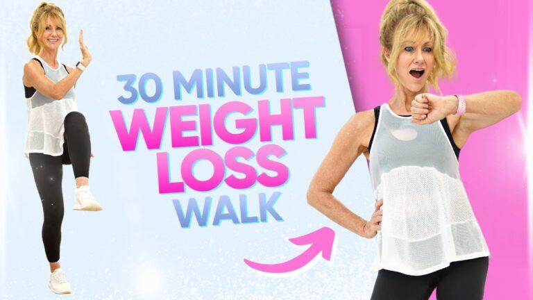 30 Min WEIGHT LOSS Walking workout | Low Impact Fat Burn at Home!
