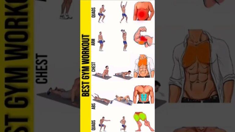 BEST Exercises For Chest, Arm, Six pack and fat Burning 🔥 Home Workout 🏆 #Shorts