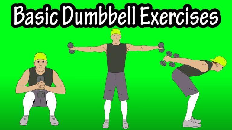 Basic Beginner Introductory Easy Dumbbell Workout Exercises For Beginners At Home At The Gym