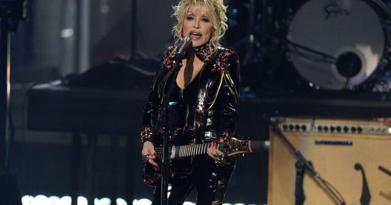 Dolly Parton embraces rock stardom, Emimem pays tribute to hip-hop at Rock & Roll Hall of Fame ceremony