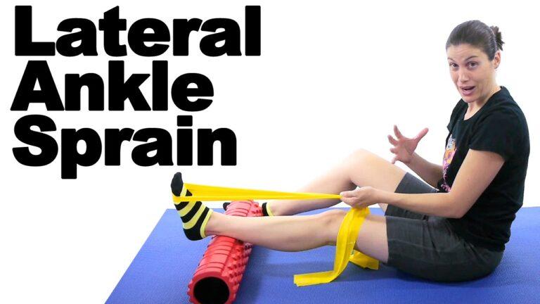 Lateral Sprained Ankle Stretches & Exercises - Ask Doctor Jo