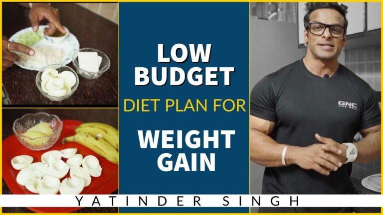 Low Budget Diet Plan for Weight Gain | Yatinder Singh