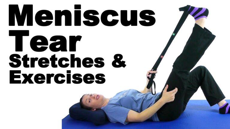 Meniscus Tear Stretches & Exercises - Ask Doctor Jo