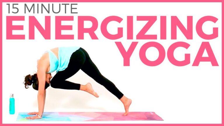 15 minute Energizing Power Flow Morning Yoga Workout for ENERGY | Sarah Beth Yoga