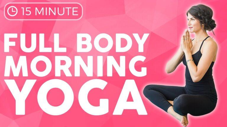 15 minute Morning Yoga Routine | FULL BODY POWER YOGA FLOW