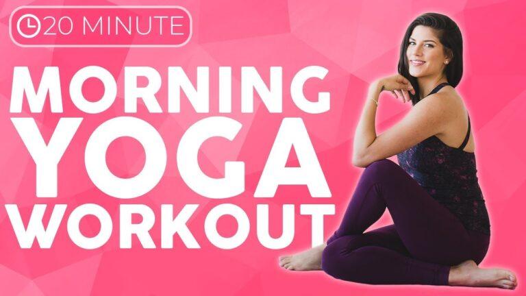 20 minute Full Body Morning Yoga Workout 🔥 Strength & Stretch | Sarah Beth Yoga
