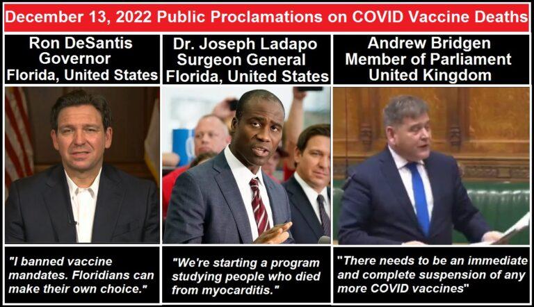 Why Hasn’t Governor DeSantis Stopped the COVID Vaccines in Florida When He Admits They are Killing People?