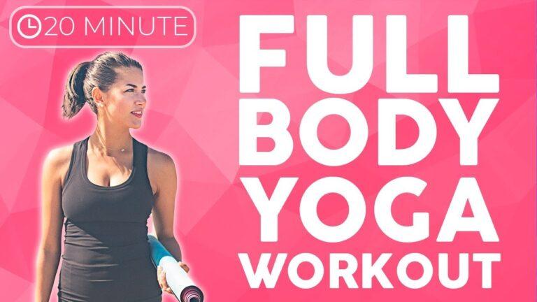 20 minute Full Body Power Yoga Workout to Strength & Tone | Sarah Beth Yoga