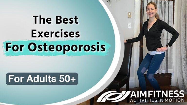 4 Standing Exercises for Osteoporosis | Weight-Bearing Exercises | For Seniors & Adults 50+