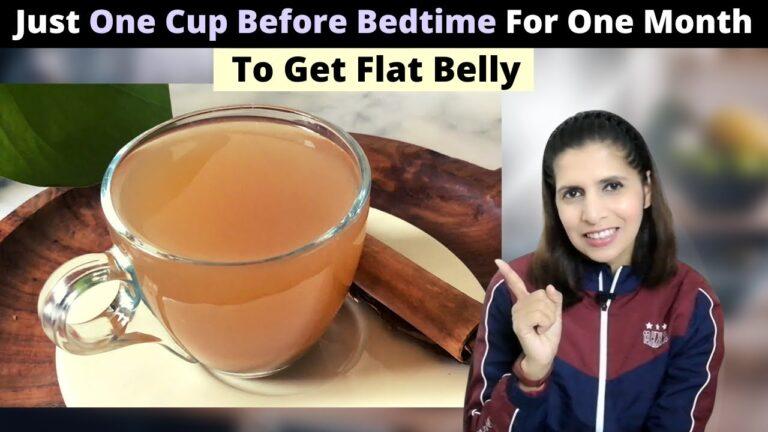 BedTime Drink for Weight Loss | One Cup of this Tea For 1 Month Before Sleep to Lose Belly Fat