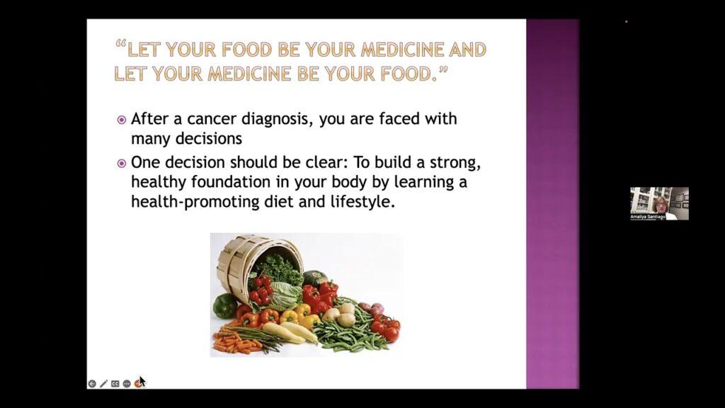 Dietary Supplements and Meal Planning for Cancer Patients