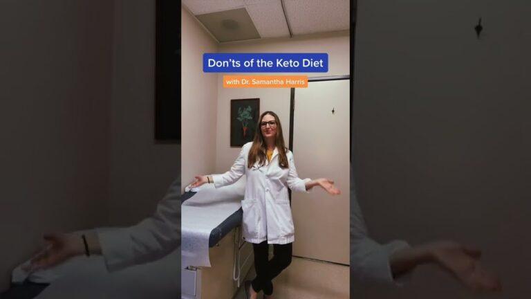 Don'ts of the Keto Diet with Weight Loss Doctor Dr. Samantha Harris
