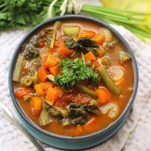 Healthy Vegetable Soup Recipe [Detox Soup] - The Healthy Maven