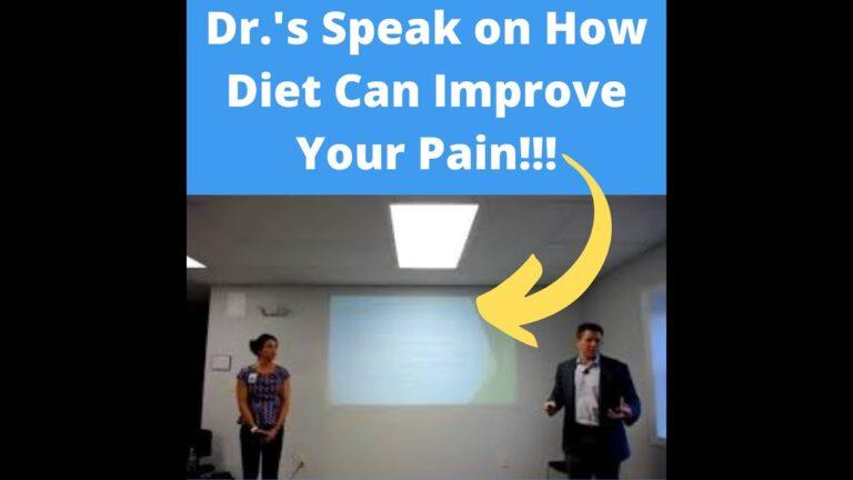 Orthopedic Surgeon and Family Physician Discuss How Your Diet Can Improve your Pain at ProTailored!!