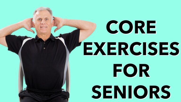Simple Seated Core Strengthening Workout for Seniors- At Home
