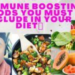 12 immune boosting foods you must include into your diet. #ImmuneBoostingFoods. #immunesystemfoods.