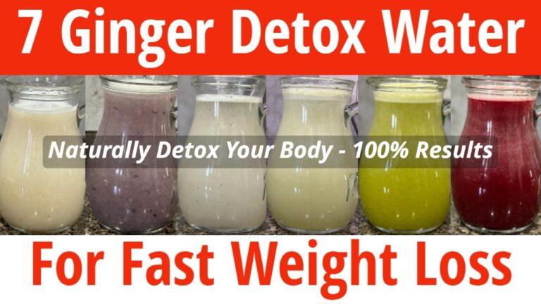 7 Ginger Detox Water For Fast Weight Loss In Hindi | Lose Water Weight, Cleanse, Debloat| Fat to Fab