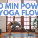 20 Minute POWER FLOW: Yoga Workout CORE + LOWER BODY Focused Yoga Flow🔥