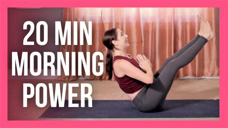 20 min Morning Power Yoga Flow - Intermediate Morning Yoga