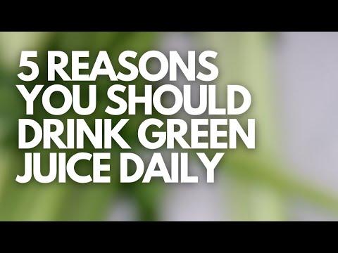 5 reasons you should drink green vegetable juice