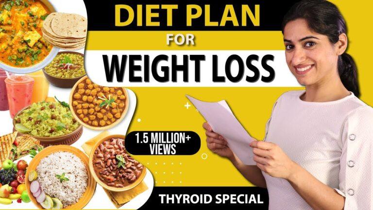 Diet Plan to Lose Weight Fast in Hindi | Weight Loss in Thyroid | By GunjanShouts