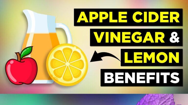 Lemon Juice & Apple Cider Vinegar Drink: Benefits for Health