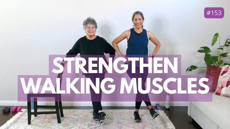 Strengthen Walking Muscles | Gentle exercises for seniors, beginners
