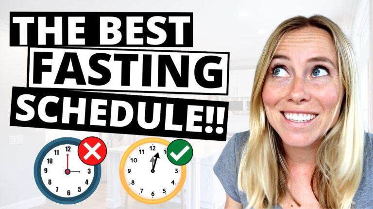 The BEST Intermittent Fasting Schedule For Weight Loss [Intermittent Fasting For Beginners]