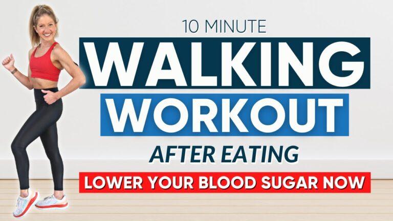 Walking workout after eating 10 minutes ( Lower your blood sugar now!! )