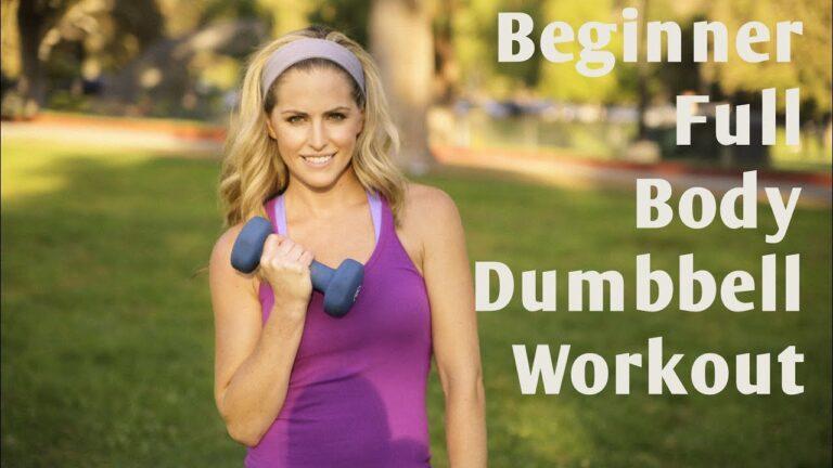 15 Minute Beginner Full Body Dumbbell Workout