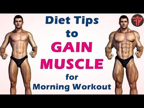 Bodybuilding Diet tips to gain muscle fast for morning workout | Fitness Rockers