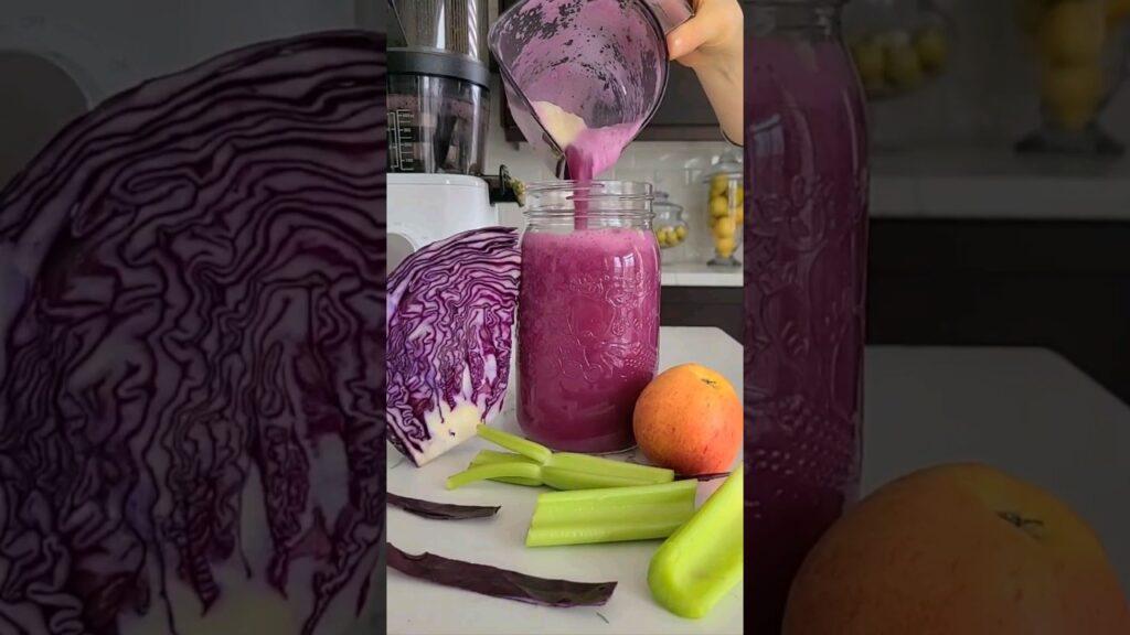 Cabbage Juice Recipe | Acid Reflux, Ulcer #juicing #healing #vegan