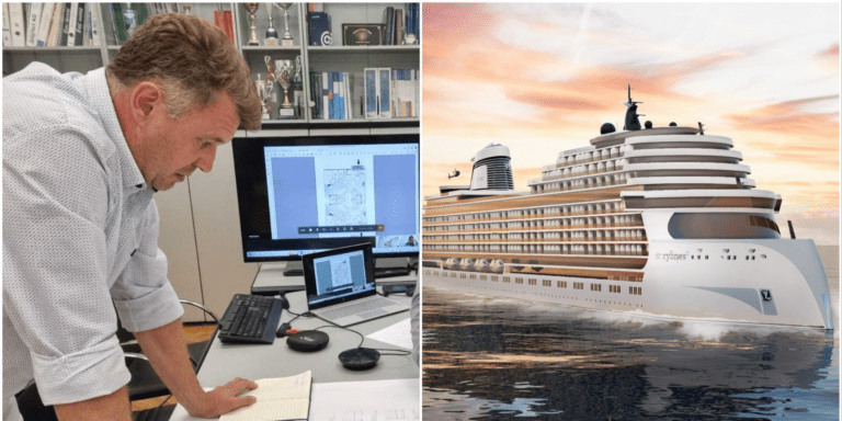 I'm designing the $900 million Storylines MV Narrative cruise ship for residents to live permanently at sea. It has an anti-aging clinic, 2 farms, and a hospital.