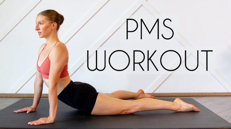 12 MIN SLOW WORKOUT FOR PERIOD/PMS (Relieve Tension, Full Body)