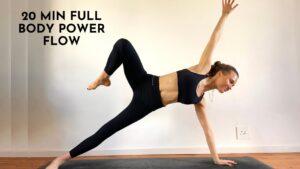 20 Min Total Body Power Flow | Yoga Pilates Fusion